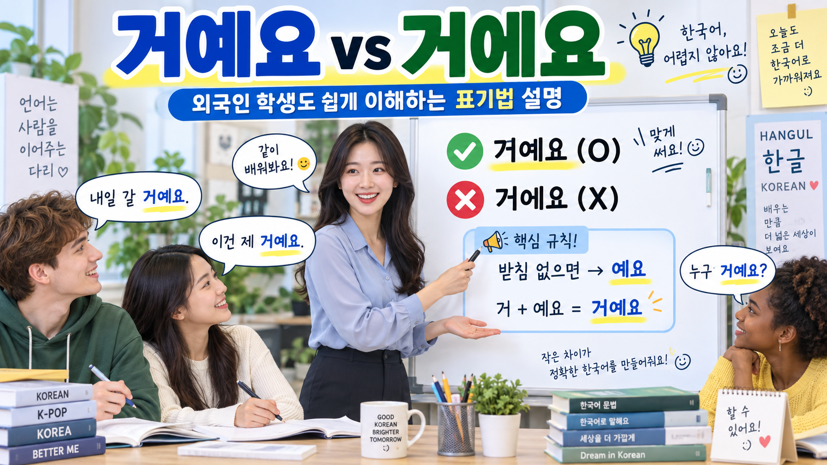 '거예요'와 '거에요' 표기법