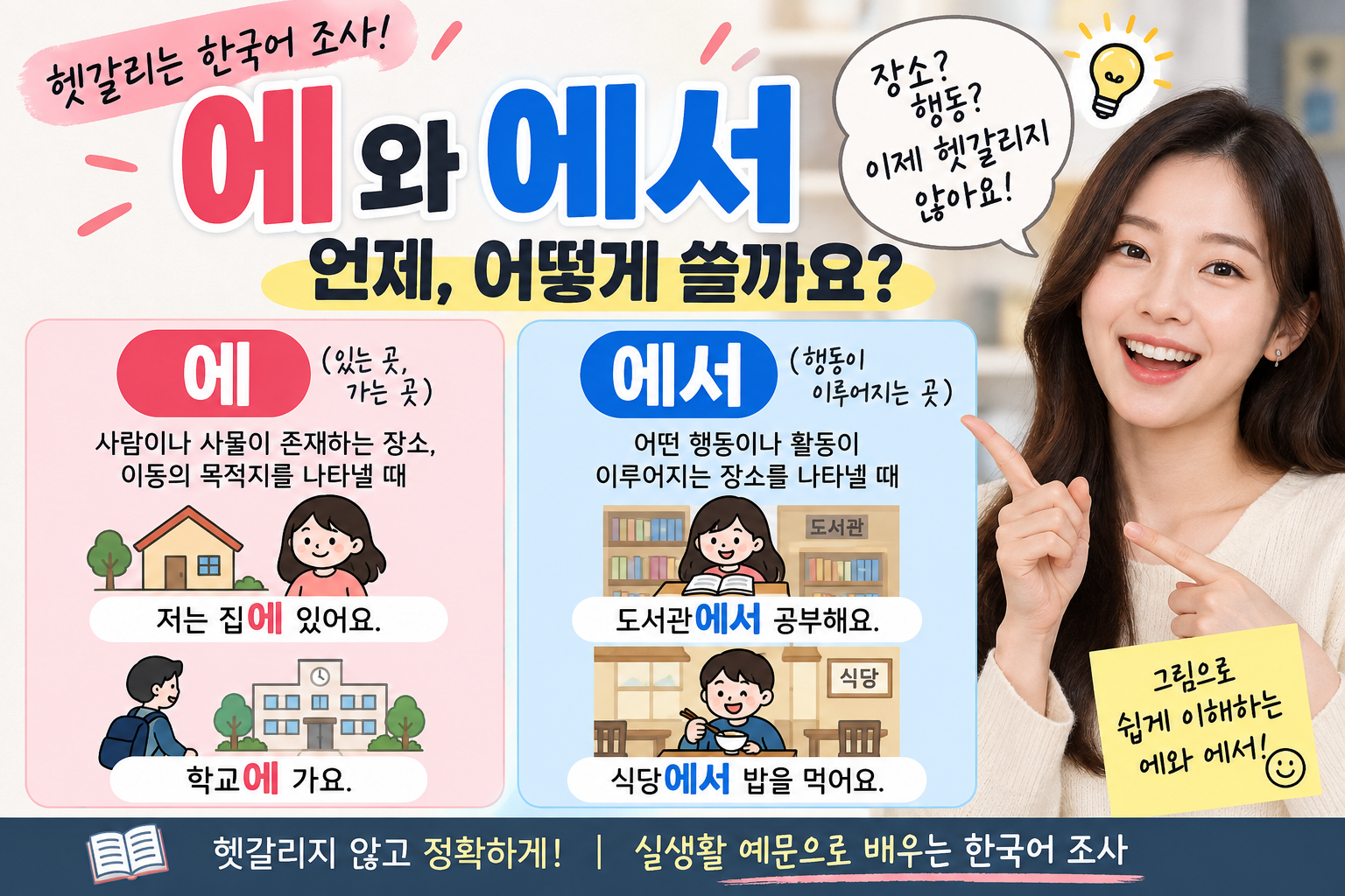 헷갈리지 않는 한국어 조사